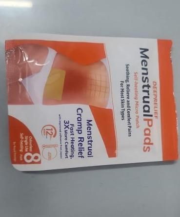 pack of wearable period cramp patches