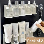 5 Grid Plastic Cosmetic Organiser (Pack of 2) - TRuLivings