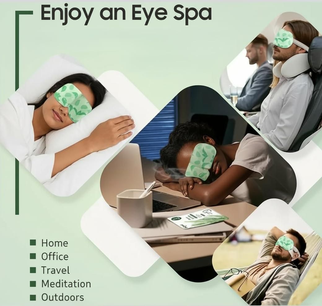 😌 Steam Eye Mask – Pack of 2