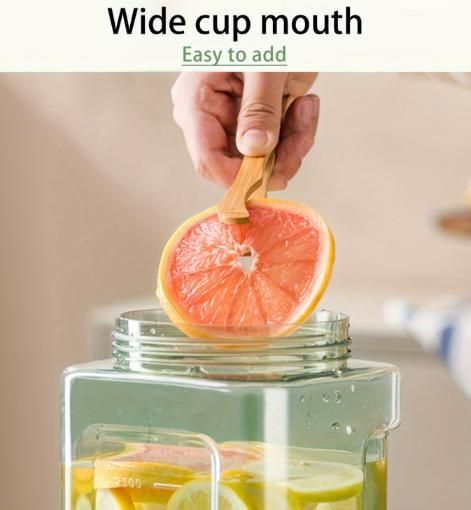 Portable Water Bottle with Filter Tip & Tap | Fridge Juice Dispenser