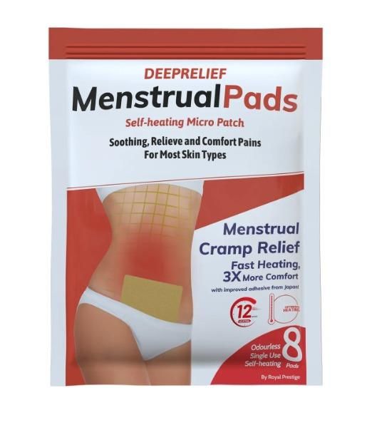 period cramp relief patch wearable under clothing