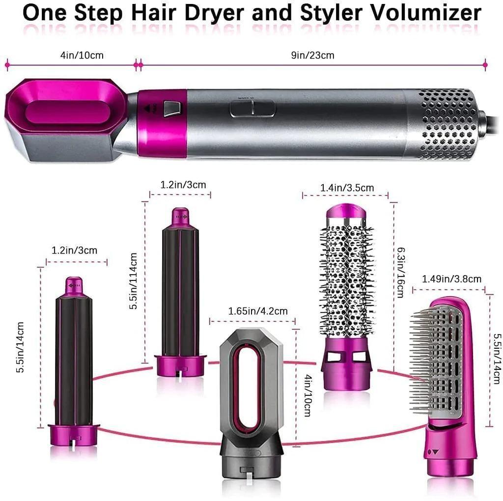 hair dryer brush comb styling attachment