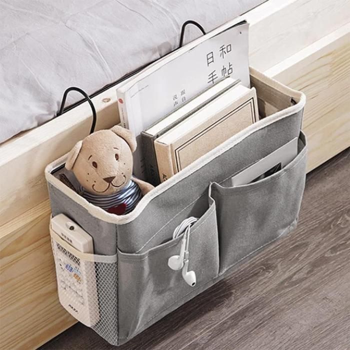 🛏️ Bedside Hanging Multipocket Organizer
