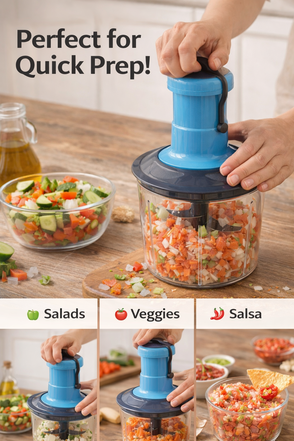 TRuLivings 🥗 Manual Fruit & Vegetable Chopper