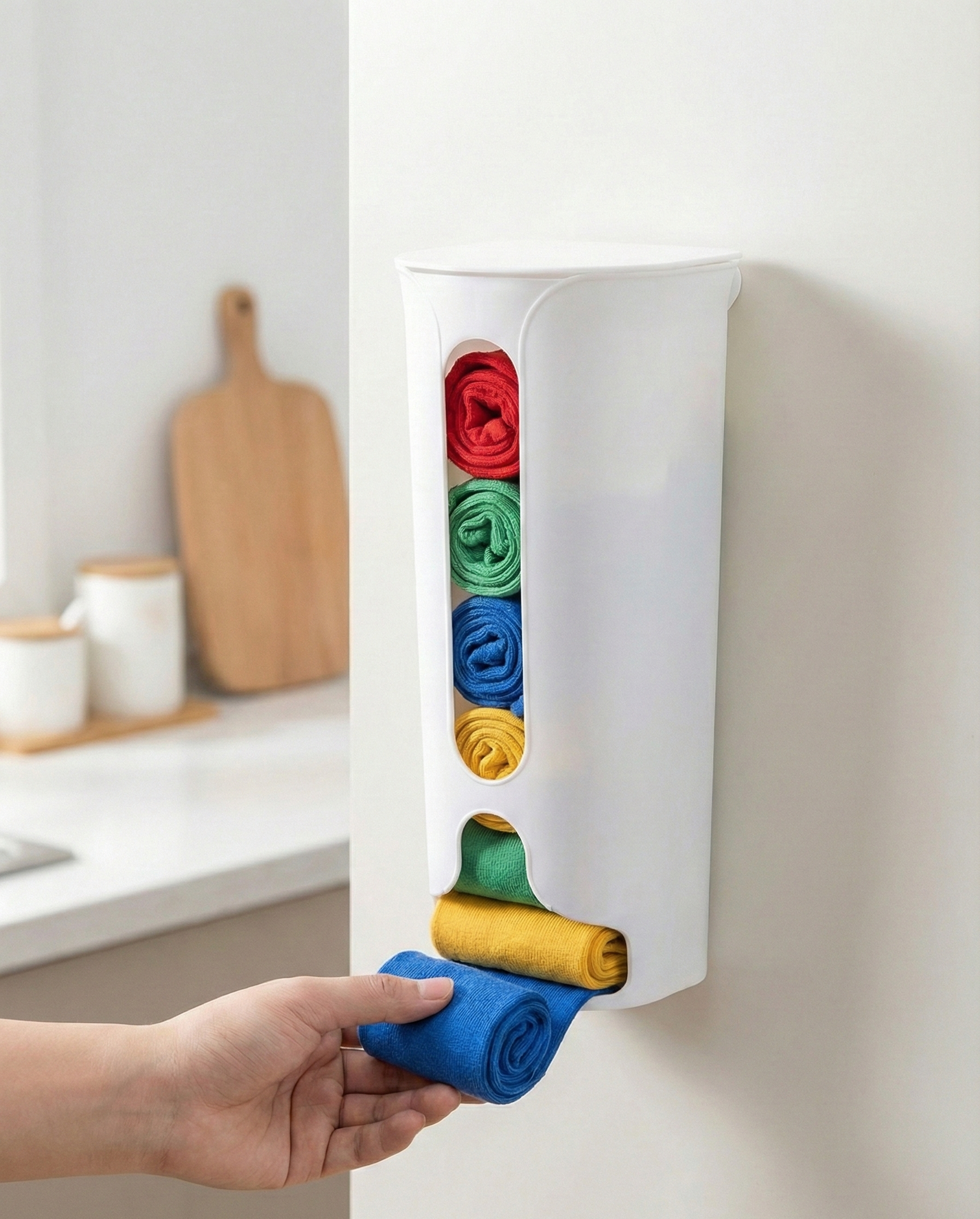 Multipurpose Wall-Mounted Cabinet Storage Organizer