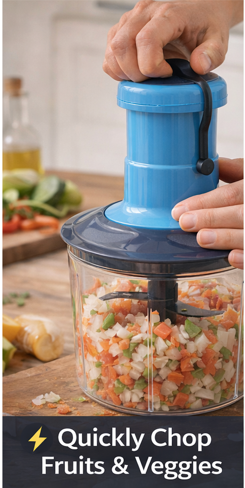 TRuLivings 🥗 Manual Fruit & Vegetable Chopper