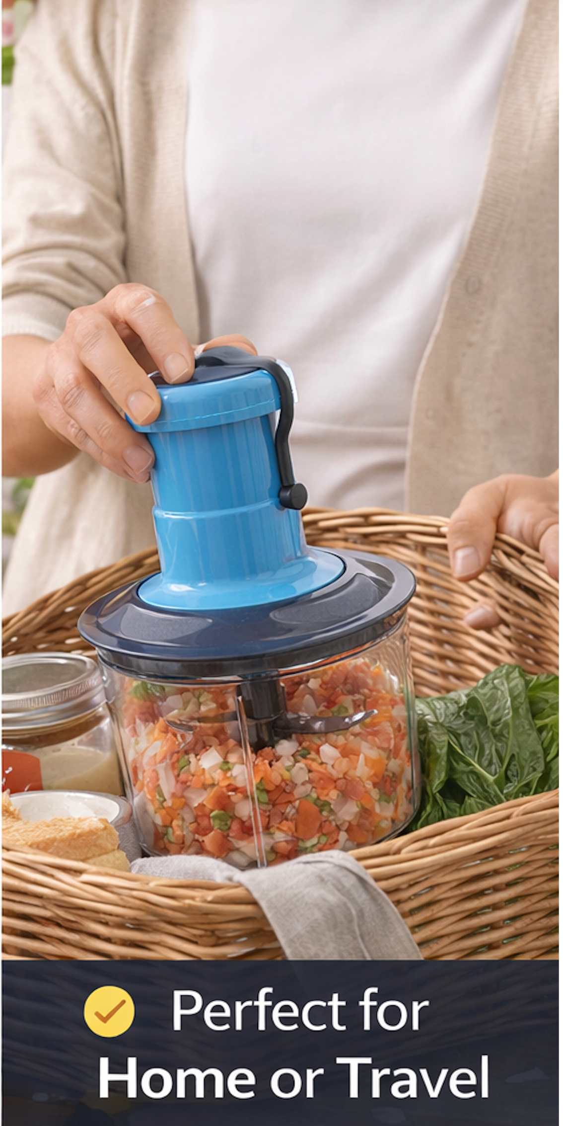 TRuLivings 🥗 Manual Fruit & Vegetable Chopper